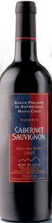 Baron Philippe De Rothschild Cabernet Sauvignon Reserva 2007