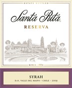 Santa Rita Reserva Syrah 2009