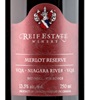 Reif Estate Winery Merlot Reserve 2018