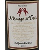 Folie à Deux Ménage À Trois Zinfandel Merlot Cabernet Sauvignon 2008