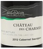 Château des Charmes Cabernet Sauvignon 2012