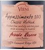 Vieni Estates Classic Method Private Reserve  Appassimento 2013