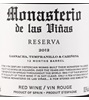 Monasterio de las Viñas San José De Aguarón Reserva 2012