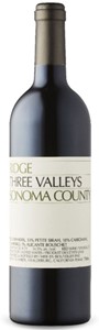 Ridge Vineyards Three Valleys Zinfandel Petite Sirah Syrah Grenache Carignane 2007