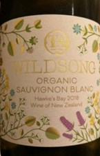 Wildsong Organic Sauvignon Blanc 2018