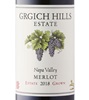 Grgich Hills Estate Merlot 2018