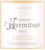 Domaine De L'hermitage L'oratoire Bandol Rosé 2013