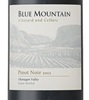Blue Mountain Vineyard and Cellars Pinot Noir 2016