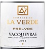 Domaine De La Verde Prélude Vacqueyras 2014