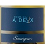 Domaine A Deux Sauvignon Blanc 2015