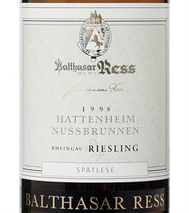 Balthasar Ress Riesling Spätlese 1998