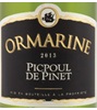 Ormarine Carte Noire Picpoul De Pinet 2013