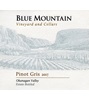 Blue Mountain Vineyard and Cellars Pinot Gris 2017