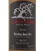 Coffin Ridge Boutique Winery Bone Dry Riesling 2014