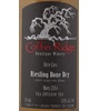 Coffin Ridge Bone Dry Riesling 2014