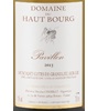 Domaine Du Haut Bourg Pavilion Muscadet Côtes De Grandlieu 2013