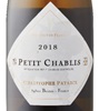 Christophe Patrice Petit Chablis 2018