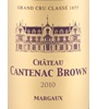 Château Cantenac Brown 3E Cru 2010