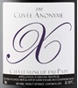 Xavier Cuvée Anonyme Châteauneuf-Du-Pape 2010