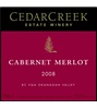 CedarCreek Estate Winery CedarCreek Winery Cabernet Merlot 2008