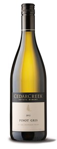 CedarCreek Estate Winery CedarCreek Pinot Gris 2012