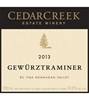 CedarCreek Estate Winery CedarCreek Gewürztraminer 2012