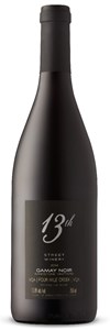 13th Street Winery Sandstone Old Vines Gamay Noir 2010