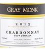 Gray Monk Estate Winery Unwooded Chardonnay 2011