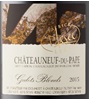 Patrick Lesec Galets Blonds Châteauneuf-Du-Pape 2015