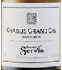 Domaine Servin Bougros Chablis 2013