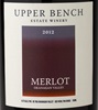 Upper Bench Estate Winery Merlot 2012