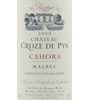 Domaines Roche Château Croze De Pys Prestige Malbec 2009