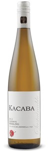 Kacaba Vineyards Reserve Riesling 2013