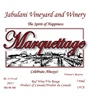 Jabulani Vineyard & Winery Marquettage 2011