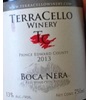 Terracello Winery Boca Nera 2013