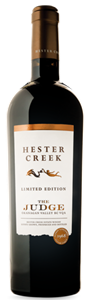 Hester Creek Estate Winery The Judge Golden Mile Bench 2014