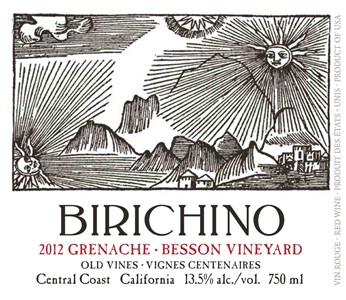 Birichino Grenache Besson Vignes Centenaires 2014