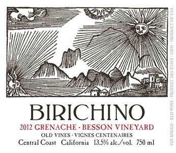 Birichino Grenache Besson Vignes Centenaires 2014