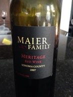 Maier Family St. Helena Road Winery Meritage 2007