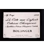 Bollinger France Côte Aux Enfants Pinot Noir 2013