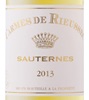 Carmes De Rieussec Sauternes 2013