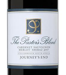 Journey's End The Pastor's Blend Cabernet Sauvignon Merlot 2007