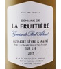 Domaine De La Fruitière Sèvre & Maine Sur Lie Muscadet 2015