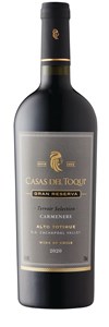 Casas del Toqui Terroir Selection Gran Reserva Carmenère 2020