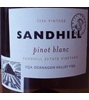 Sandhill Winery Pinot Blanc 2006