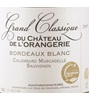 Grand Classique Du Château De L'orangerie Blanc Meritage 2011