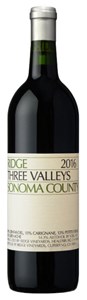 Ridge Vineyards Three Valleys 2016