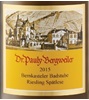 Dr. Pauly-Bergweiler Bernkasteler Badstube Riesling Spätlese 2015