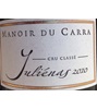 Domaine Manoir Du Carra Cru Classé Julienas Gamay (Beaujolais) 2010