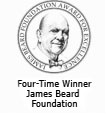 Four-Time Winner - James Beard Foundation